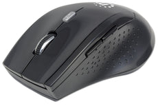 Manhattan Curve Wireless Optical Mouse, MM-CURVE-BK, Part# 179386
