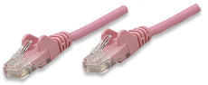 INTELLINET/Manhattan 453110 Network Cable, Cat5e, UTP 25 ft. (7.5 m), Pink (30 Packs), Stock# 453110