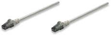 INTELLINET 347174 Network Cable, Cat6, UTP 0.5 ft. (0.15 m), Grey (20 Packs), Stock# 347174