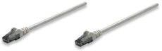 INTELLINET/Manhattan 347174 Network Cable, Cat6, UTP 0.5 ft. (0.15 m), Grey (50 Packs), Stock# 347174