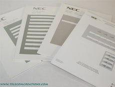 NEC ~ DESI Laser Labels for the Nitsuko 22-Button Display HF Speaker Phone 92753, 92753-A ~ Stock# 92826-22