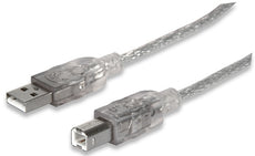 INTELLINET/Manhattan 393836 Hi-Speed USB Device Cable  4.5 m (15 ft.), Stock# 393836