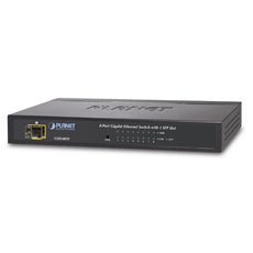 PLANET GSD-805F PLANET GSD-805F 8-Port 10/100/1000Mbps Gigabit Switch + 1-Port 1000SFP, Stock# GSD-805F