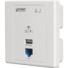 PLANET WNAP-W2200 802.11n 300Mbps In-Wall Access Point w/ USB Charger (EU Type), Stock# WNAP-W2200