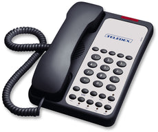 Teledex 2006S, Opal Series – Analog Corded Phones, 2 Line, Black, Part# OPL781491