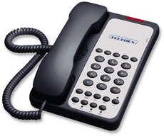 Teledex 2006, Opal Series – Analog Corded Phones, 2 Line, Black, Part# OPL780391