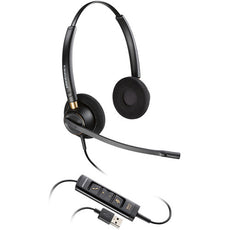 Plantronics EncorePro HW525 USB Binaural On-Ear Headset, Part# 203444-01    NEW