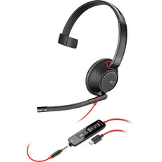 Plantronics Blackwire 5210 USB Type-C Mono On-Ear Headset, Part# 207587-01  NEW