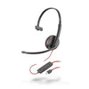 Plantronics Black Wire C3210 Corded UC Headset USB-C  Part# 209748-101