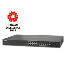 PLANET SG-4800 Gigabit SSL VPN Security Router, 13-Port Gigabit for LAN/WAN/DMZ, Load Balance & Fail-over, 200 IPSec & 60 PPTP & 60 SSL VPN tunnels, Firewall, QoS, VPN Hub, IPv6, SNMP, Stock# SG-4800