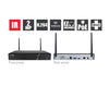 SPECO 4Ch 2MP Wireless IP Camera and NVR Kit, Part# ZIPK4W2