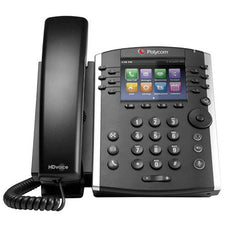 VVX 411 12-Line Desktop Phone Gigabit Ethernet with HD Voice- POE, Part# 2200-48450-025