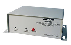 Valcom 1 Zone, One-Way, Page Control with Power (w/o Tone Generator), Stock# V-2000A