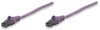 INTELLINET/Manhattan 393140 Network Cable, Cat6, UTP 7 ft. (2.0 m), Purple (40 Packs), Stock# 393140