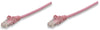 INTELLINET/Manhattan 392730 Network Cable, Cat6, UTP (0.15 m), Pink (20 Packs), Stock# 392730