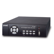 PLANET DVR-462 Cost Effective 4 Channel Network DVR (H.264), SATA2, Stock# DVR-462