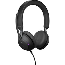 Jabra Evolve2 40 Stereo Wired On-Ear Headset (Microsoft Teams, USB Type-C, Black) 24089-999-899 NEW