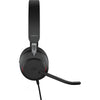 Jabra Evolve2 40 Stereo Wired On-Ear Headset (Microsoft Teams, USB Type-C, Black) 24089-999-899 NEW
