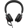 Jabra Evolve2 40 Stereo Wired On-Ear Headset (Microsoft Teams, USB Type-A, Black) MFR # 24089-999-999 NEW
