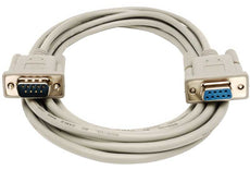 Compumatic 25' RS232 cable for original XLS series time clocks (DB9M-DB9F), Part# XLS-RS232