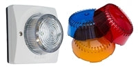 ALGO 1128ABR Analog LED Strobe Light; Amber-Blue-Red Kit, Stock# purchase separate lens covers + 1128