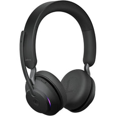 Jabra Evolve2 65 Stereo Wireless On-Ear Headset (Microsoft Teams, USB Type-C, Black) MFR # 26599-999-899 NEW