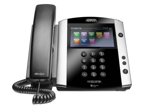 Adtran VVX 600 ~ 16-line Executive business media phone with touch screen display and optional camera for desktop video  ~ Stock# 1200856G1 ~ NEW