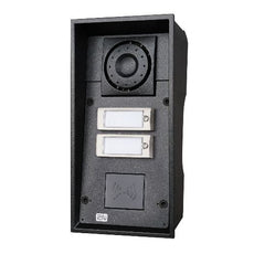 2N-9151102RW IP Intercom, 217mm x 109mm x 83mm, Includes 2-Button, 10W Speaker and Card Reader Ready PART # 01341-001
