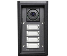 AXIS 01343-001 2N IP Force 4 Button + HD Camera + 10W Speaker, Part# 2N-9151104CHW