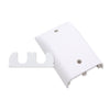 Single gang downward oriented faceplate with CablePass feed-through insert - White, Stock# 2-6503-85