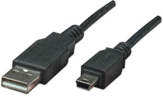 Manhattan Hi-Speed USB Mini-B Device Cable, Part# 302340