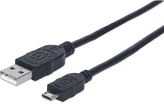 Manhattan Hi-Speed USB Micro-B Device Cable, Part# 306058