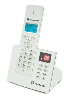 MOUNTION BELL Digital Enhanced Cordless Telephone  Digital Answering Machine  with Call Waiting Caller ID Stock# 31238 NEW