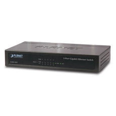 PLANET GSD-503 5-Port 10/100/1000Mbps Gigabit Ethernet Switch (External Power) - Metal Case, Stock# GSD-503