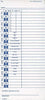 Compumatic Pyramid 3500 3550ss 3600ss 3700 35100 Time Cards (for PTI3500, 100 per pack), Part# 35100-10