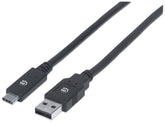 Manhattan SuperSpeed USB C Device Cable, Part# 354974