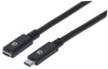 Manhattan SuperSpeed+ USB-C Extension Cable, Part# 355230