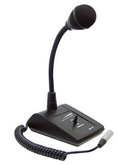 SPECO MHL5S Gooseneck Adjustable Desktop Microphone, Stock# MHL5S