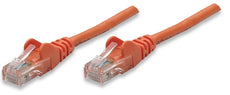 INTELLINET/Manhattan 338318 Network Cable, Cat5e, UTP 25 ft. (7.5 m), Orange (40 Packs), Stock# 338318