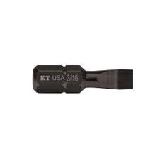 Klein Tools 3/16'' Slotted Power Drivers 1'', Pk 5, Stock# SL31615