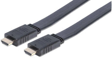 Manhattan 391559 Flat High-Speed HDMI Cable with Ethernet, 33', Part# 391559