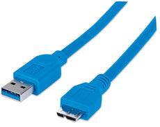 Manhattan SuperSpeed USB Micro-B Device Cable, Part# 393898