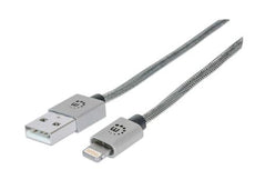 Manhattan Charge & Sync USB-A to Lightning® Cable, Part# 394338