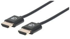 Manhattan Ultra-thin Premium High Speed HDMI Cable with Ethernet, Part# 394406