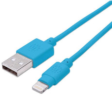 Manhattan iLynk USB Cable with Lightning Connector, Part# 394437