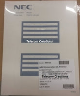 NEC DESI Laser Labels for the ITZ-12D / DTZ-12D & ITZ-24D / DTZ-24D Stock# 660122 Part# Q24-FR000000107278  - NEW