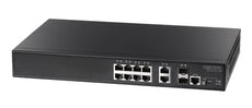 SMC Network ECS4210-12P 8 Port 10 100 1000base-t Standalone L2 Managed Switch, Stock# ECS4210-12P