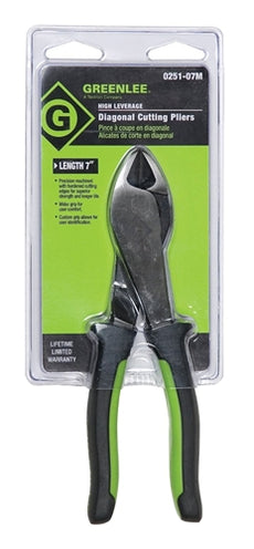 Greenlee PLIERS,DIAGONAL 7" MOLDED ~ Cat #: 0251-07M