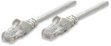 INTELLINET/Manhattan 318921 Network Cable, Cat5e, UTP 3 ft. (1.0 m), Grey (10 Packs), Stock# 318921