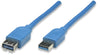 Manhattan 322379 SuperSpeed USB Extension Cable 2 m Blue, Stock# 322379